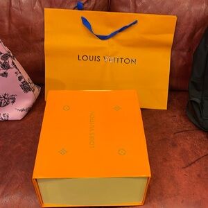 LV box and bag